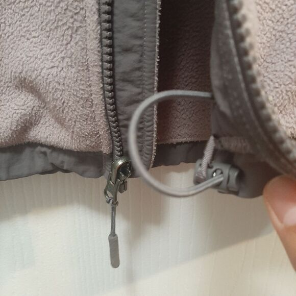 The North Face Mauve Gray Fleece Jacket  Athleisure SP - Picture 7 of 13